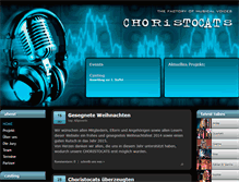 Tablet Screenshot of choristocats.de